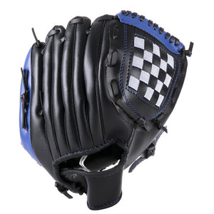 1*Baseball Glove PU Thickened Baseball Glove Children Youth Closed Basked Softball Gloves