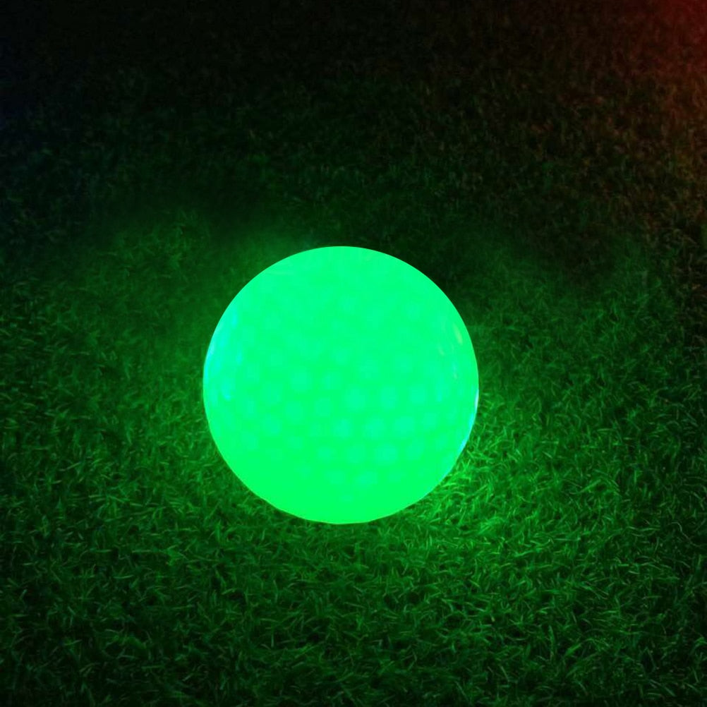 4 Pcs Luminous Night Golf Balls LED Light Up Golf Balls Glow in the Dark Bright Long Lasting Reusable Night Golf Ball 4 colors