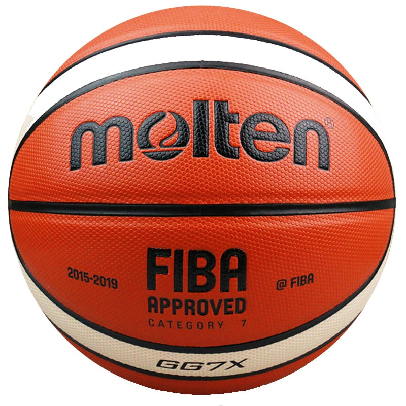 New Arrival Profession PU Leather Official Match Ball GG7X Size 7 Basketball