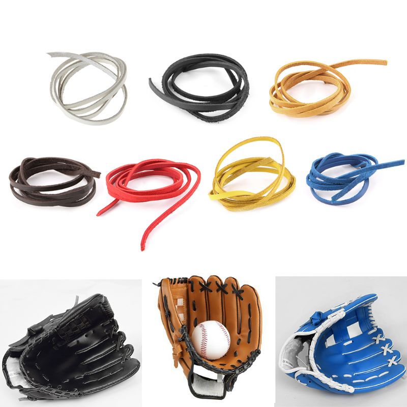 Baseball And Softball Glove Lace Repair Replace Leather Rope 110cm Multiple Colors Available