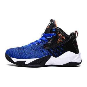 HUMTTO Men Jordan Basketball Shoes Air Cushion Basketball Sneakers Anti-skid High-top Couple Shoes Breathable Basketball Boots