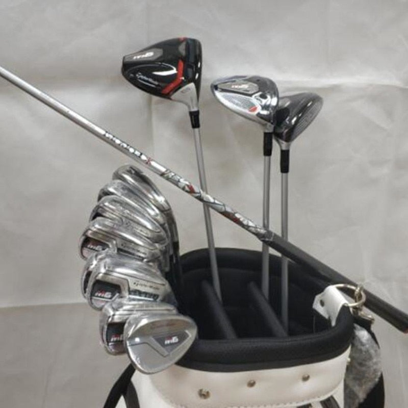 2019 M6 Golf Complete Set M6 Golf Clubs Driver + Fairway Woods + Irons+putter Graphite/Steel Shaft With Head Cover No Bag