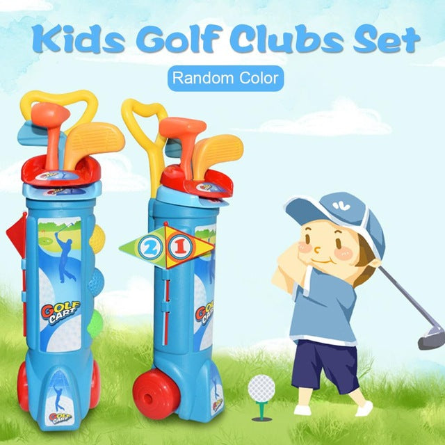 Kids Golf Training Trainer Clubs Set Early Educational For Outdoor Sports Fitness Exercise Toy Kid And Parent Child Activities