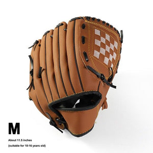 High Quality Outdoor Sports Thickening Pitcher Baseball Glove Softball Gloves Children Juvenile Adult S=10.5" M=11.5" L=12.5"