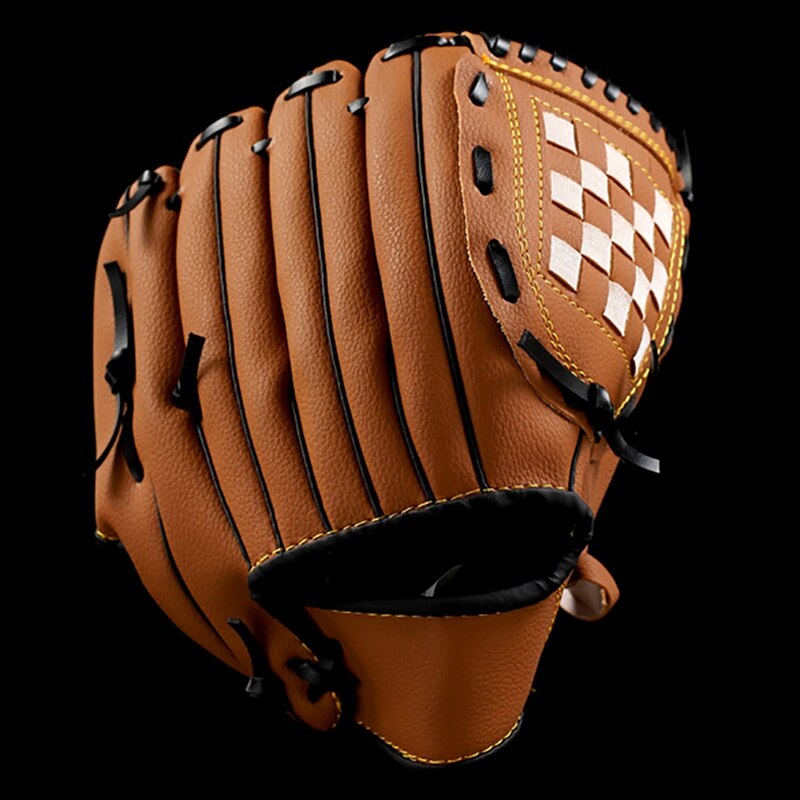 Outdoor Sports Baseball Glove Three colors PU leather Softball Practice Equipment Size 11.5cun/15 inches Left Hand Glove