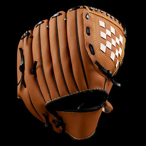 Outdoor Sports Baseball Glove Three colors PU leather Softball Practice Equipment Size 11.5cun/15 inches Left Hand Glove