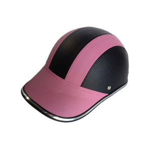 Universal Baseball Cap Half Open Face Helmet ABS+PU Cycling Protective Outdoor Adjustable