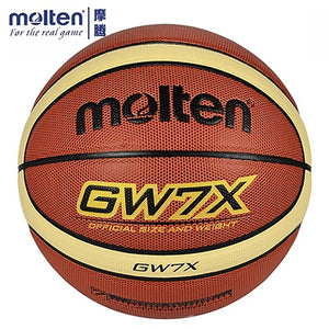 Original Molten Basketball Ball GW7X Brand High Quality Genuine Molten PU Material Official Size7 Basketball