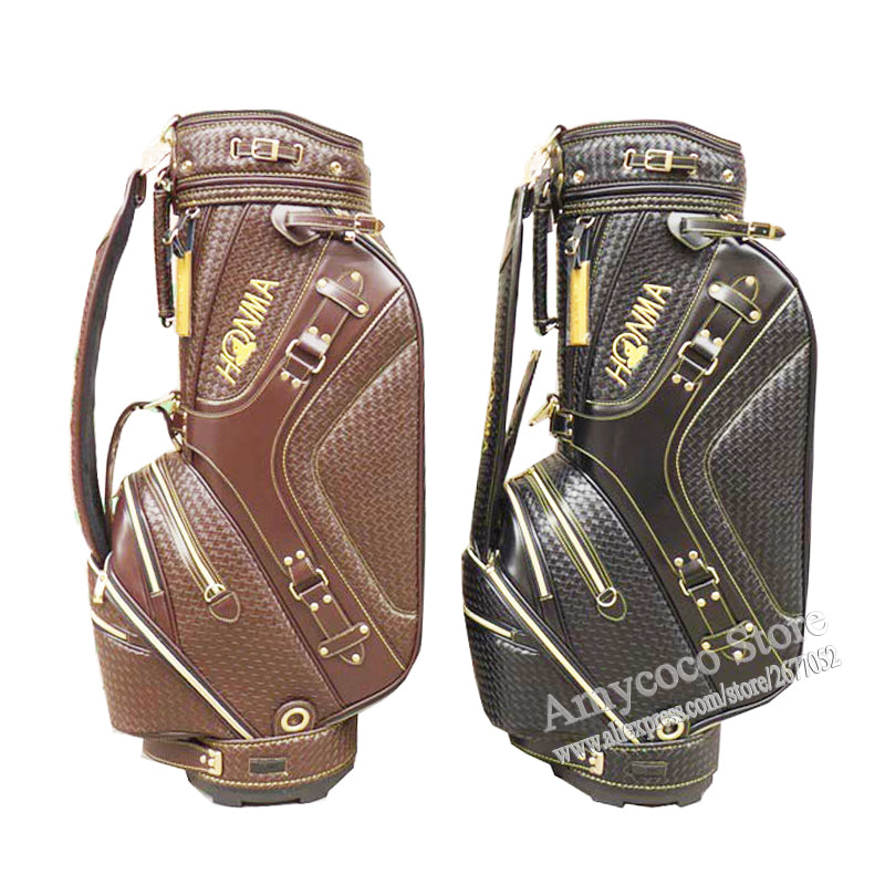 New Cooyute Golf bag High quality PU Golf clubs bag in choice 9.5 inch HONMA Golf Cart bag Free shipping