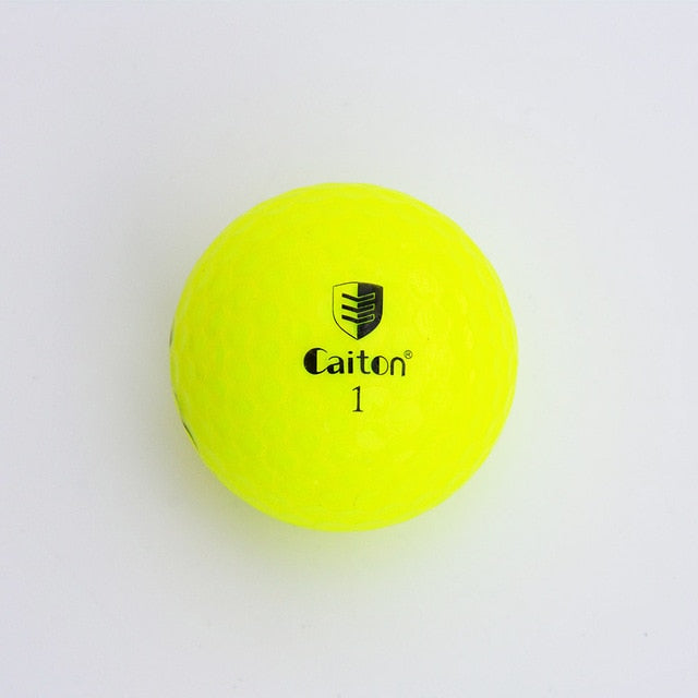 Caiton Crystal clear color golf balls Double distance game golf ball