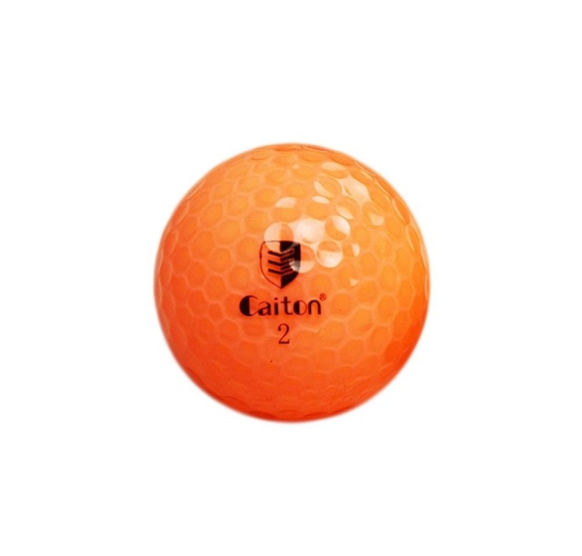 Caiton Crystal clear color golf balls Double distance game golf ball