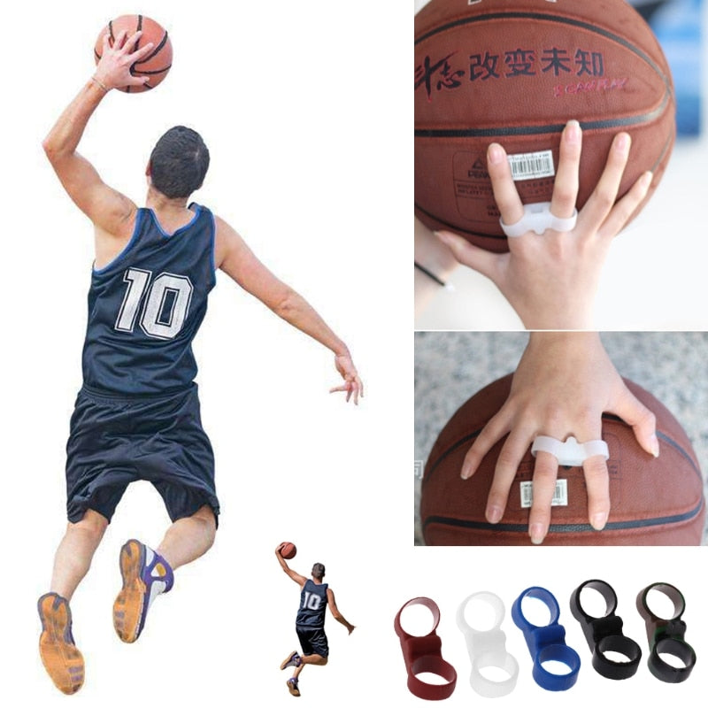 1 Pair Silicone Shot Lock Basketball Ball Shooting Trainer Training Accessories