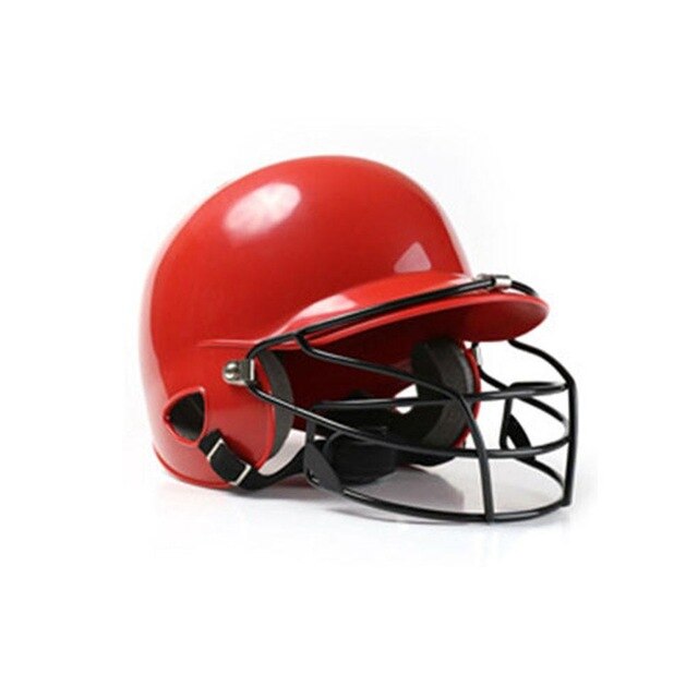 Baseball Helmet Hit Helmet Binaural Baseball Helmet Wear Mask Shield Head Protector Face Softball Fitness Body Fitness Equipment