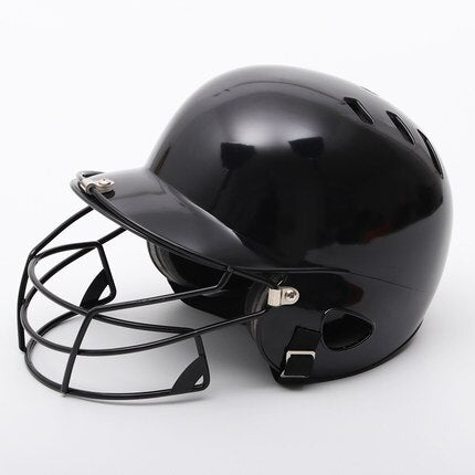 Professional Sport match headgear Adult baseball helmet strike Combat helmet two-ear Softball helmet with Steel wire Face saver