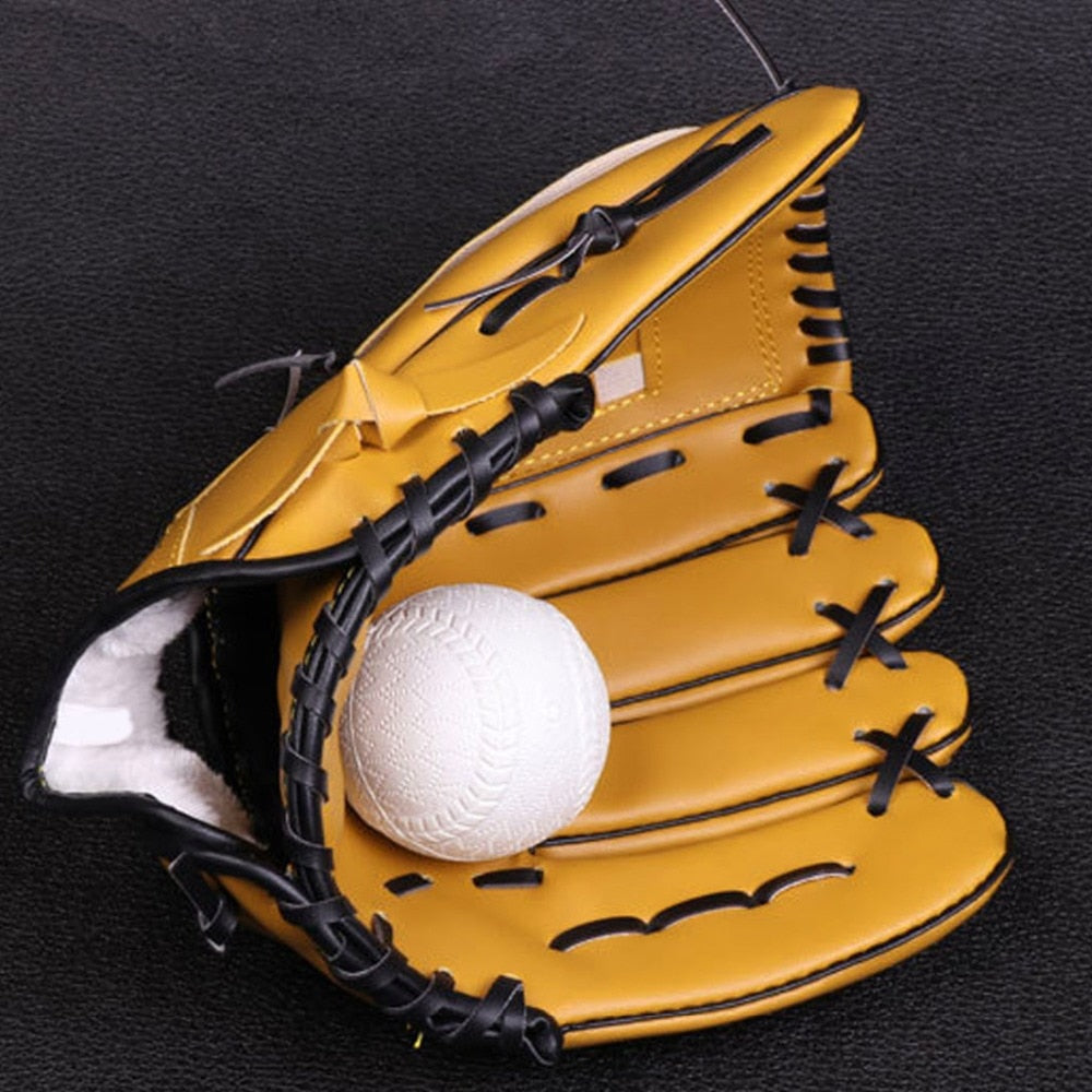 New Brown Baseball Glove Outdoor Sports Softball Practice Thicken Equipment Size 10.5/11.5/12.5 Left Hand for Adult Men Women