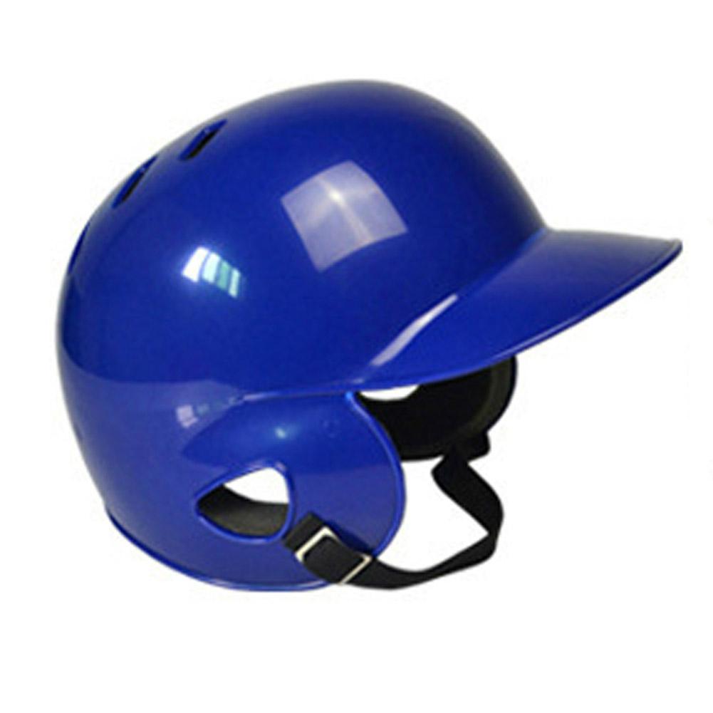 Mounchain Adult Baseball Helmet Double Ears Protection ABS Baseball Helmet Head Guard Blue 55-60 cm