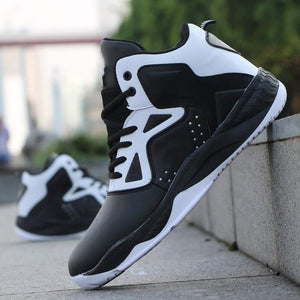 Men Professional High-top Basketball Shoes Men's Cushioning Light Basketball Sneakers Anti-skid Breathable Outdoor Sports Shoes