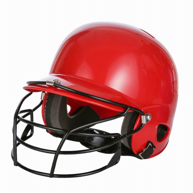 Baseball Helmet Cushion inside Light Breathable Adjustable for Kids Adults High Density ABS PC Mixture Head Face Eyes Protecting