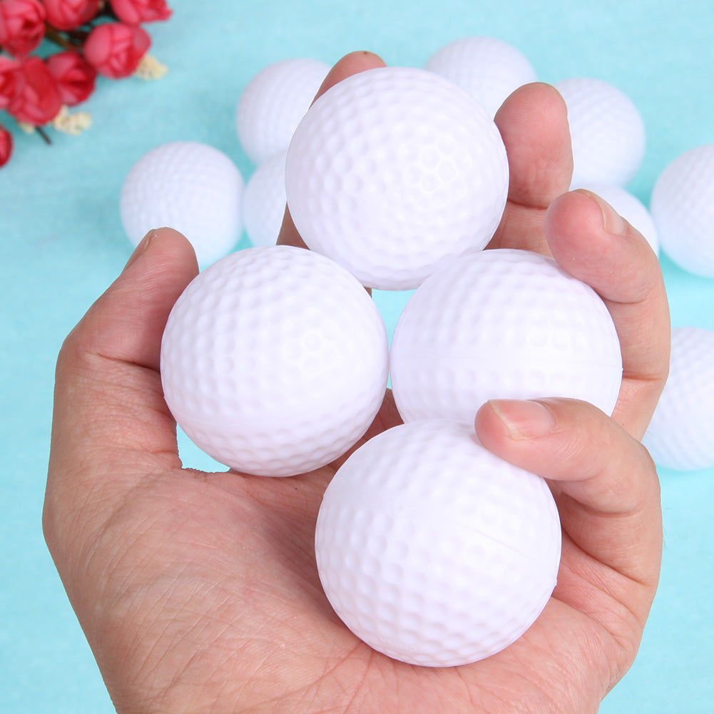 12pcs 6pcs Golf Ball Plastic Hollow Out Sports Training Tennis White Golfball Round Practice Golf Accessories for Outdoor Play