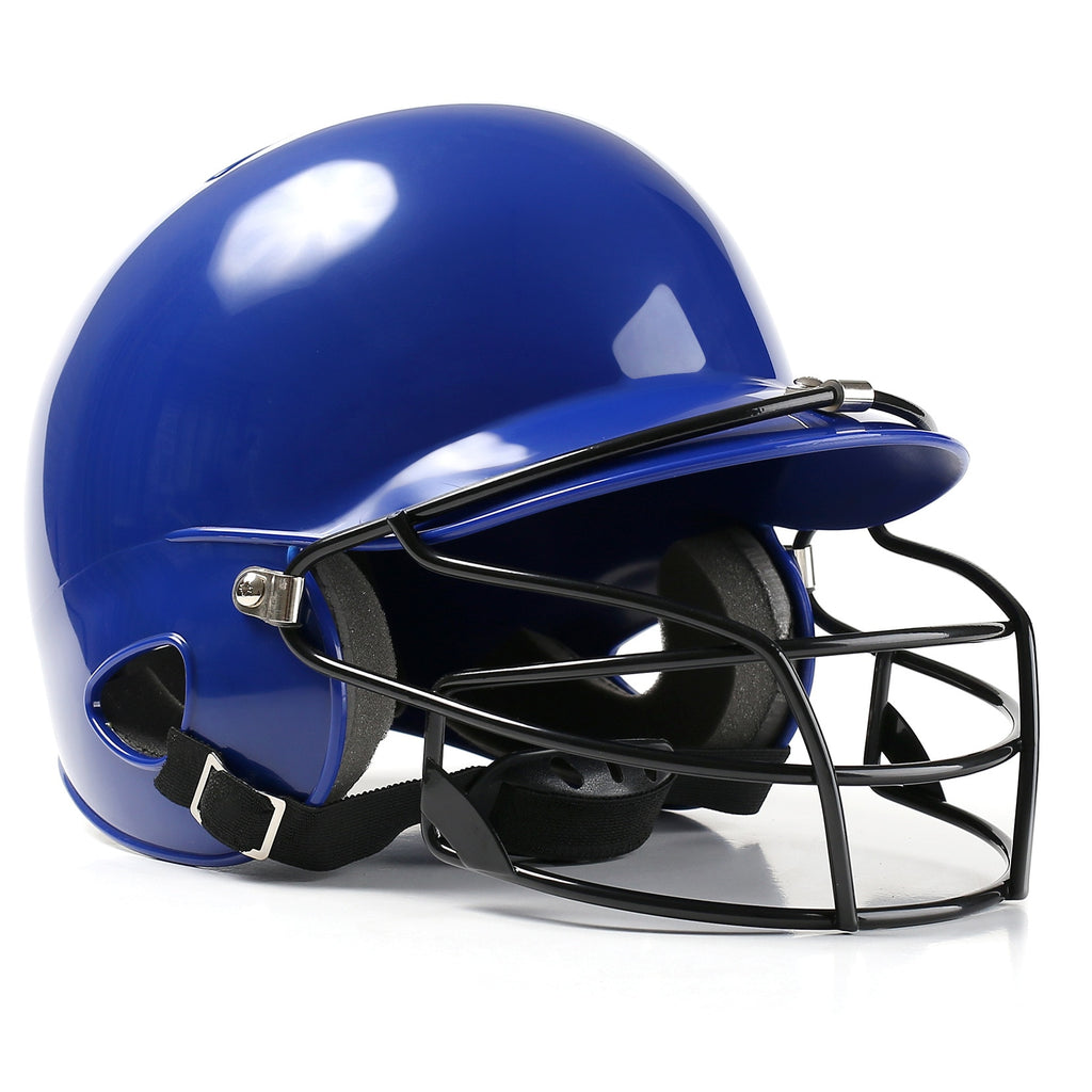 2019 Unisex Baseball Helmet Breathable Ears Face Full Protection Baseball Safety Helmet Head Guard black, red, blue