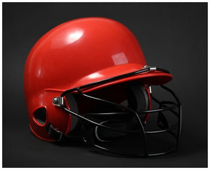 2019 Unisex Baseball Helmet Breathable Ears Face Full Protection Baseball Safety Helmet Head Guard black, red, blue